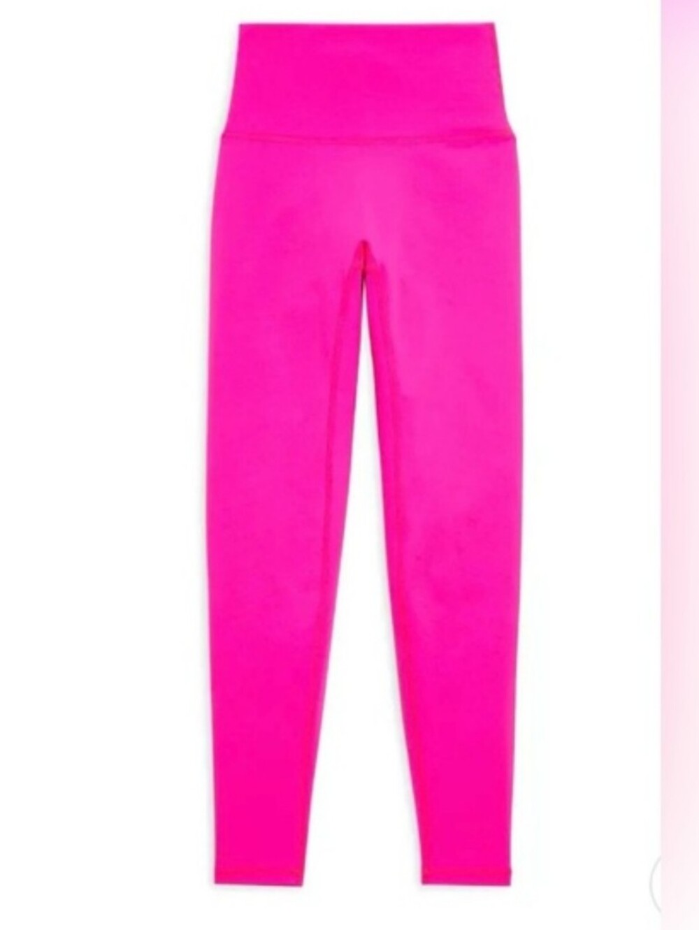 KatieJ NYC Bright Hot Pink High-Waist Kids Leggings X-Large